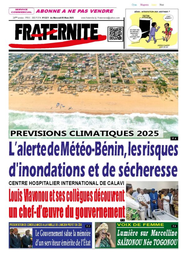 Parution du mercredi 05 mars 2025