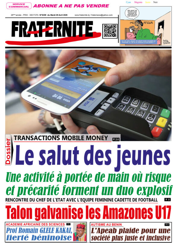 Parution du mardi 29 avril 2025