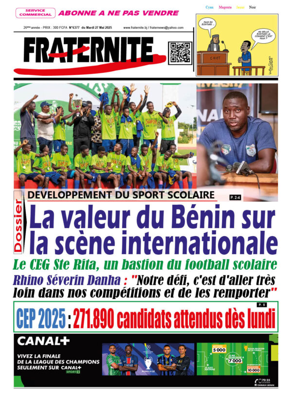 Parution du mardi 27 mai 2025