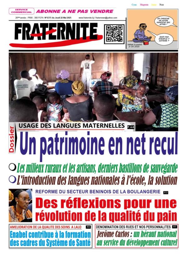 Parution du jeudi 22 mai 2025