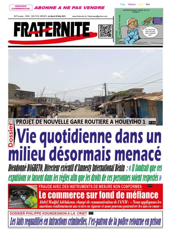 Parution du mardi 20 mai 2025
