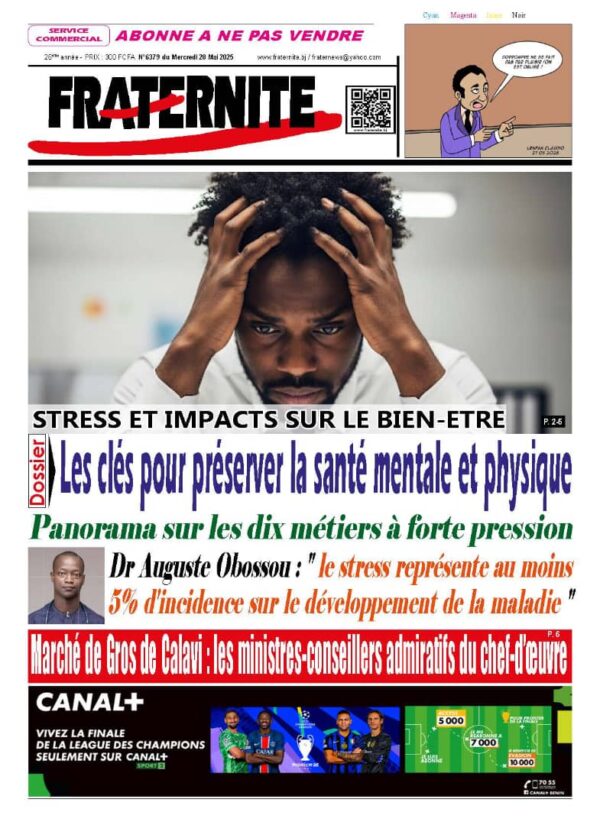 Parution de mercredi 28 mai 2025