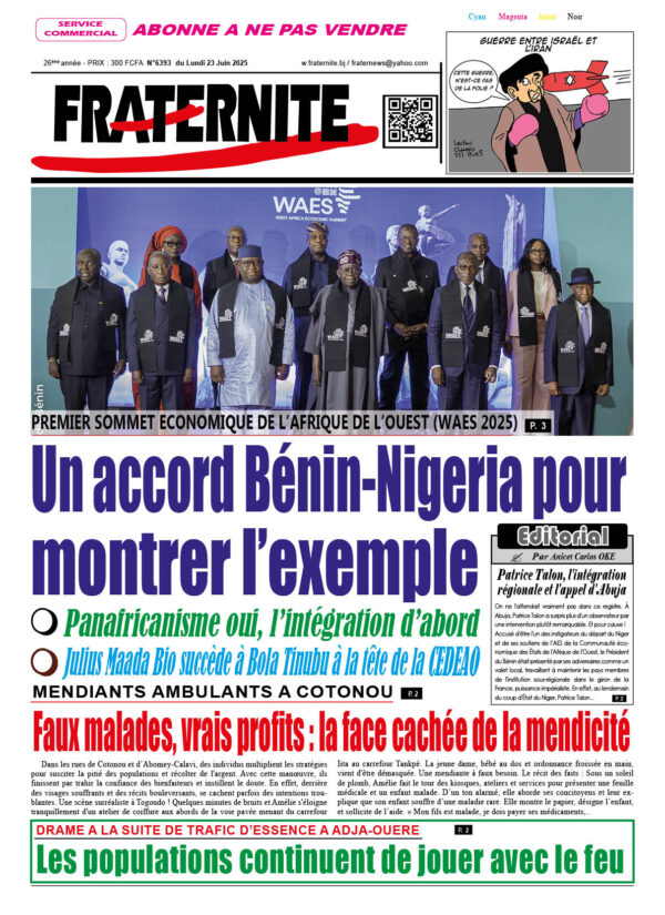 Parution du lundi 23 juin 2025