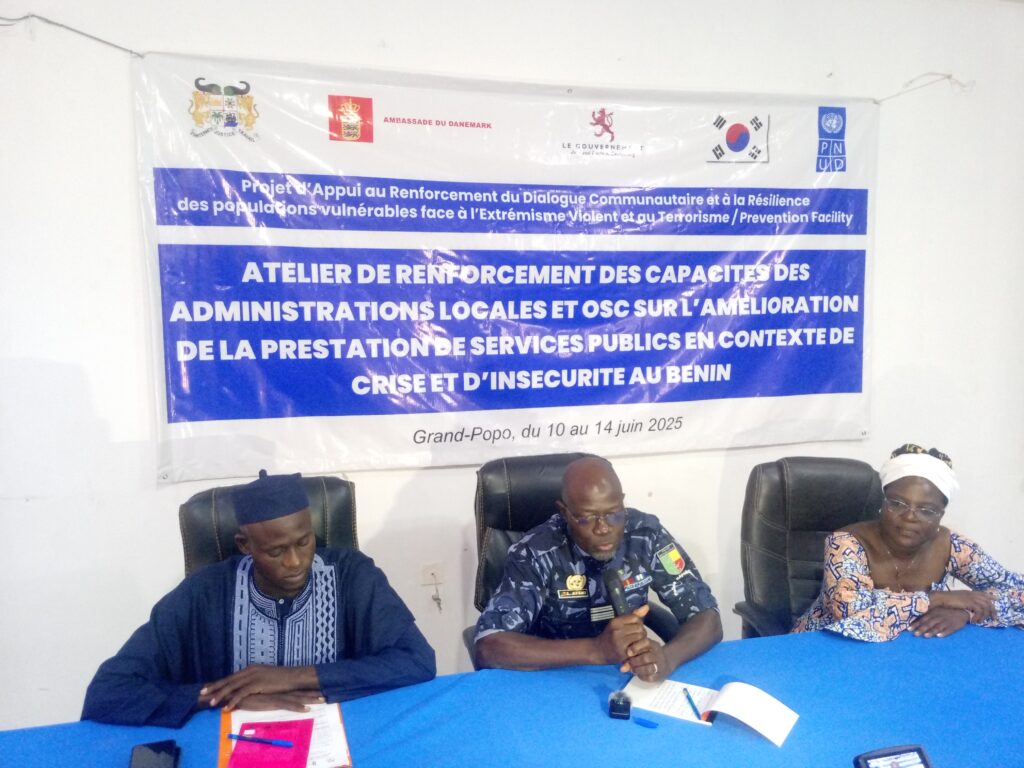 Formation des administrations locales et des OSC