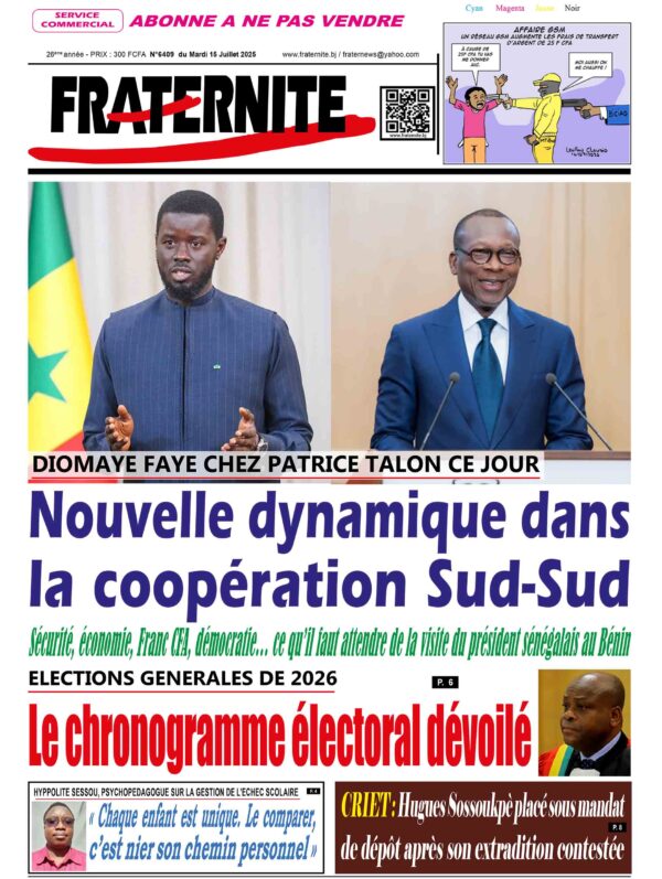 Parution du mardi 15 juillet 2025